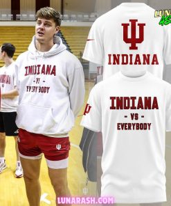 Indiana Hoosiers vs Everybody Special Nike White 2024 T-Shirt