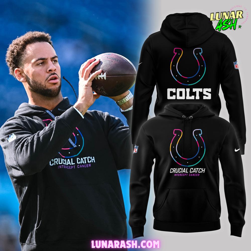 Indianapolis Colts Crucial Catch 2024 Black Hoodie Indianapolis Colts Crucial Catch 2024 Black Hoodie