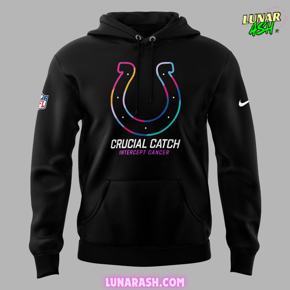 Indianapolis Colts Crucial Catch 2024 Black Hoodie Indianapolis Colts Crucial Catch 2024 Black Hoodie