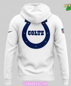 Indianapolis Colts Jesus Is King 2024 White Hoodie 3