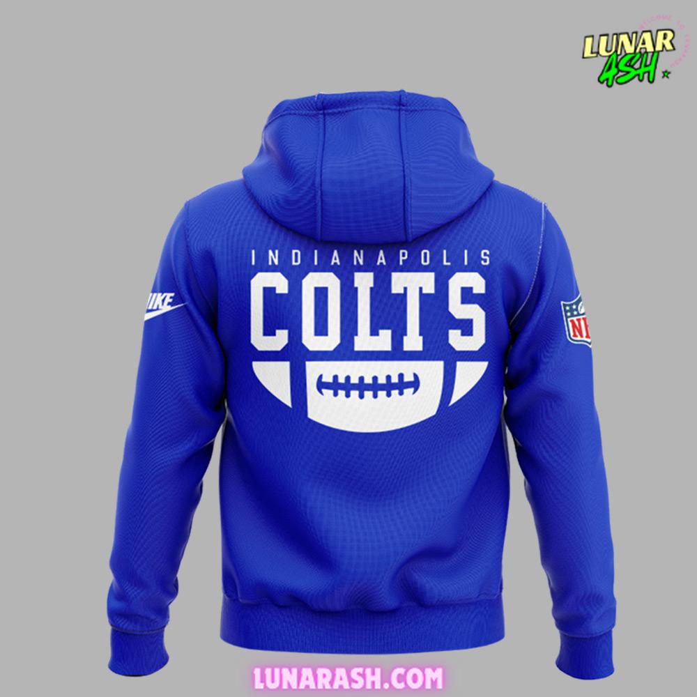 Indianapolis Colts NFL Throwback 2024 Blue Hoodie Indianapolis Colts NFL Throwback 2024 Blue Hoodie