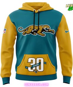 Jacksonville Jaguars Throwback 2024 Hoodie 2