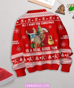 Kenny Chesney No Shoes Christmas Special Red Sweater 3