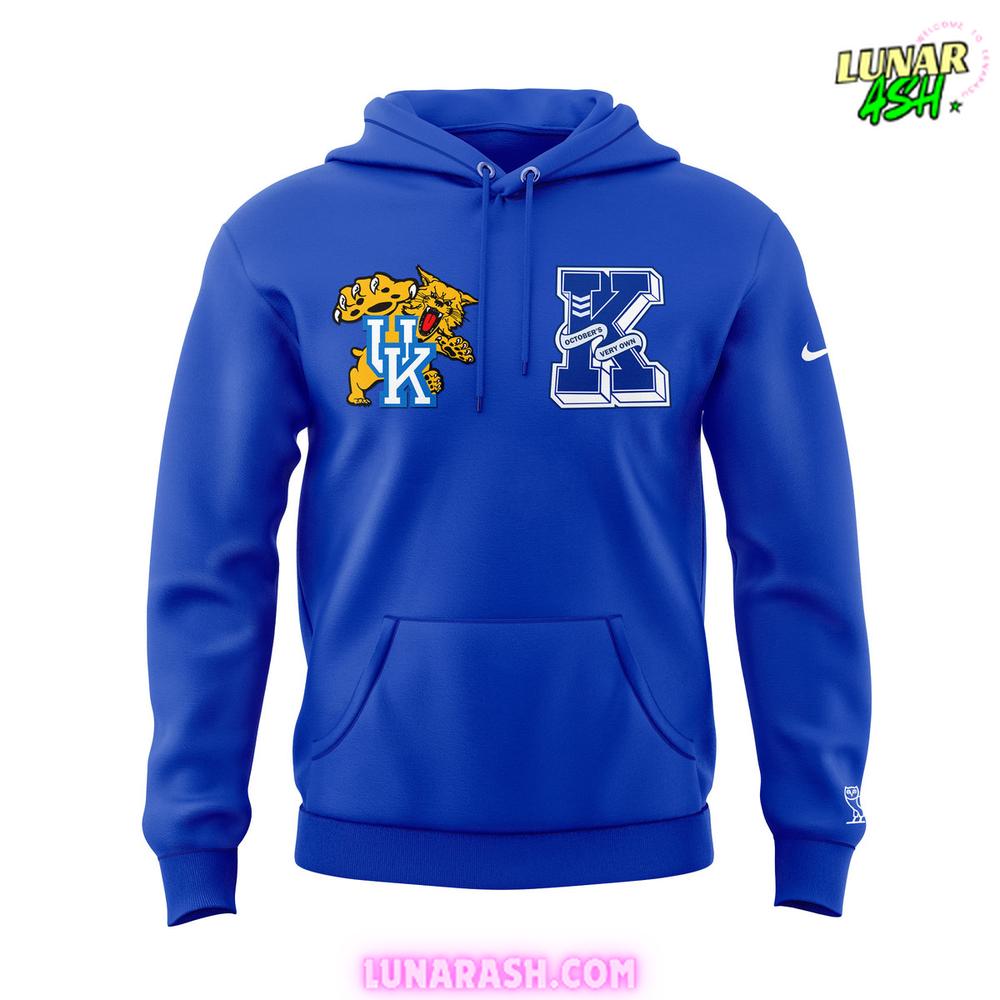 Kentucky Wildcats Basketball 2024 Blue Hoodie Kentucky Wildcats Basketball 2024 Blue Hoodie