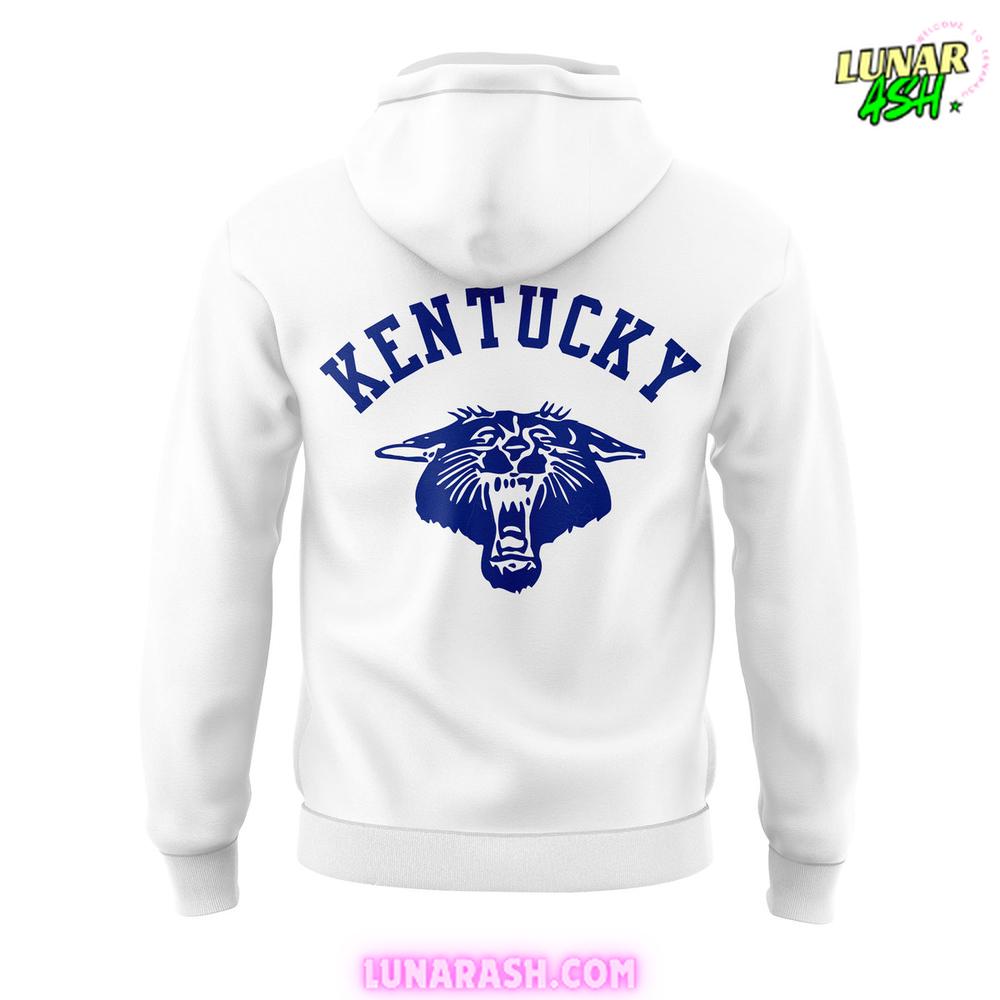 Kentucky Wildcats Basketball 2024 White Hoodie Kentucky Wildcats Basketball 2024 White Hoodie