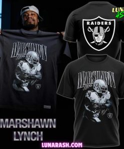 Las Vegas Raiders Marshawn Lynch 2025 Limited Edition T-Shirt