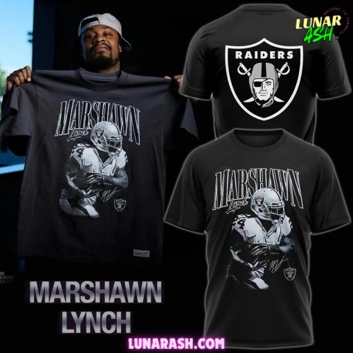 Las Vegas Raiders Marshawn Lynch 2025 Limited Edition T-Shirt