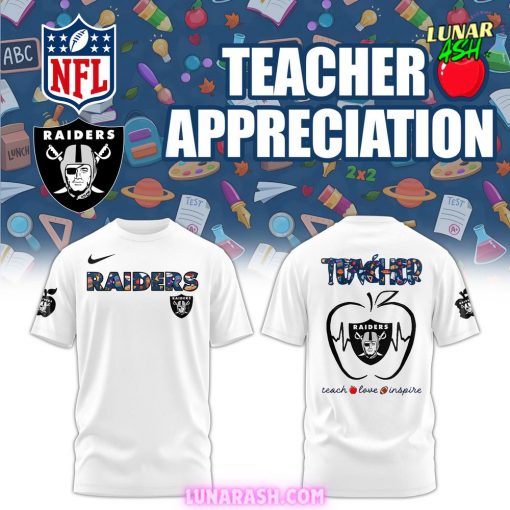 Las Vegas Raiders Teacher Appreciation 2025 Special T-Shirt