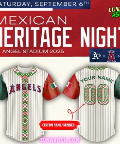 Los Angeles Angels Mexican Heritage Night 2025 Limited Jersey