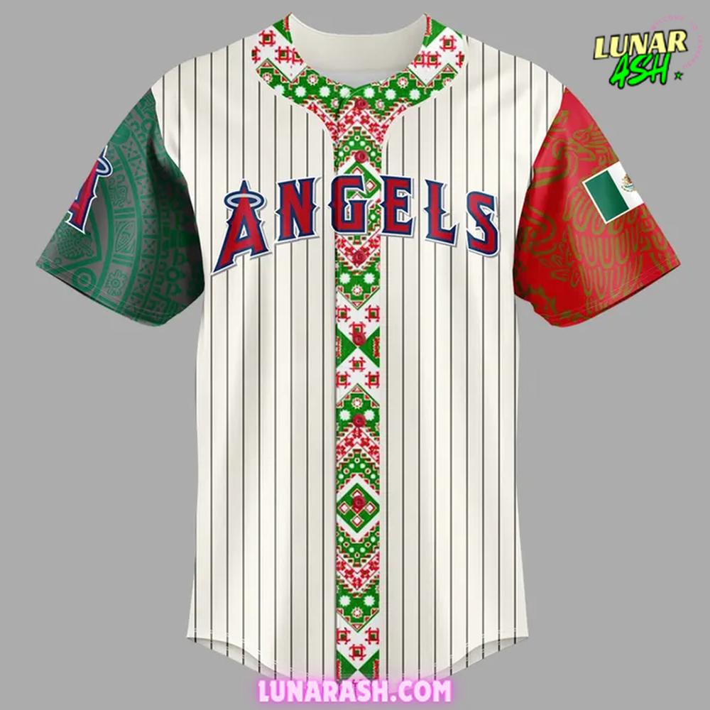 Los Angeles Angels Mexican Heritage Night 2025 Limited Jersey Los Angeles Angels Mexican Heritage Night 2025 Limited Jersey