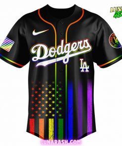 Los Angeles Dodgers 2025 Pride Month Special Baseball Jersey
