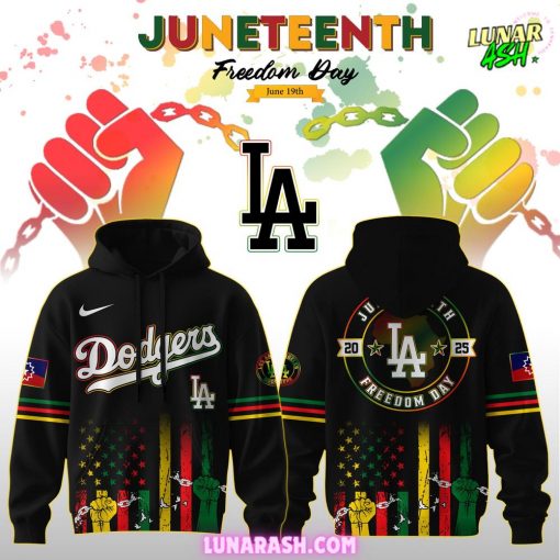Los Angeles Dodgers Juneteenth Day 2025 Special Hoodie