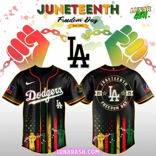 Los Angeles Dodgers Juneteenth Day 2025 Special Jersey