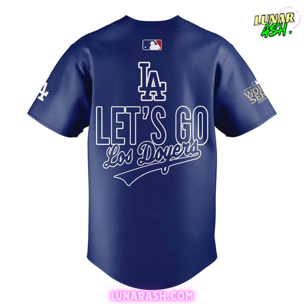 Los Angeles Dodgers Let’s Go Royal 2024 World Series Blue Baseball Jersey Los Angeles Dodgers Let’s Go Royal 2024 World Series Blue Baseball Jersey