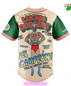 Los Angeles Dodgers Lucha Libre Heritage Special Baseball Jersey 3