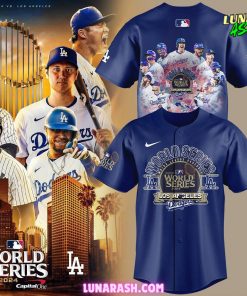 Los Angeles Dodgers Royal 2024 World Series Blue Baseball Jersey 1