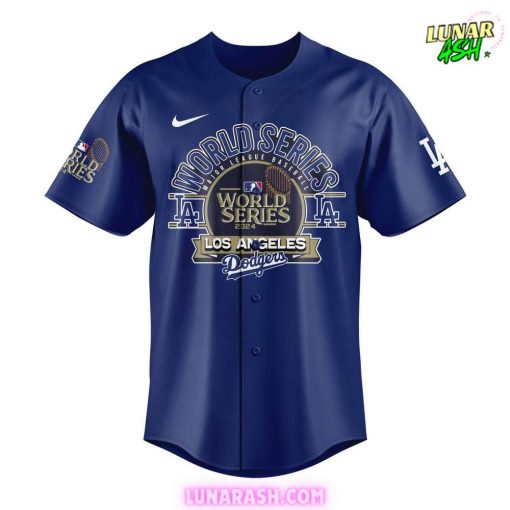 Los Angeles Dodgers Royal 2024 World Series Blue Baseball Jersey