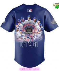 Los Angeles Dodgers Royal 2024 World Series Blue Baseball Jersey 3