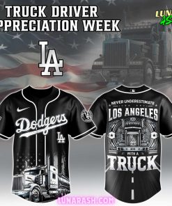 Los Angeles Dodgers Truck Driver Appreciation Week Baseball Jersey