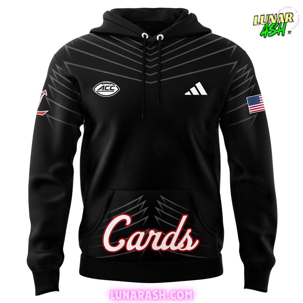 Louisville Cardinals ACC 2024 Black Hoodie Louisville Cardinals ACC 2024 Black Hoodie