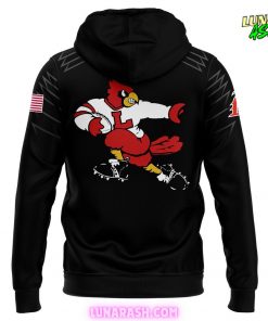 Louisville Cardinals ACC 2024 Black Hoodie 3