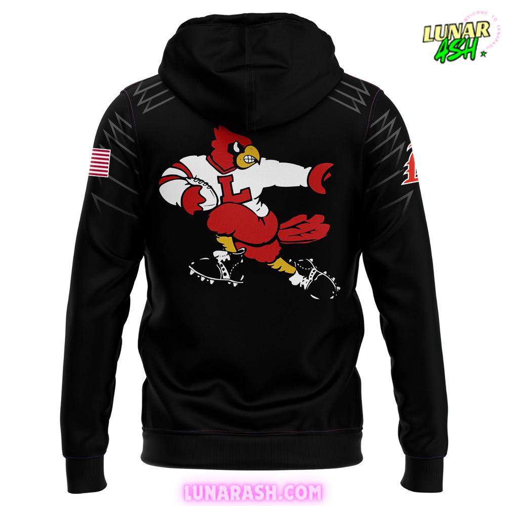 Louisville Cardinals ACC 2024 Black Hoodie Louisville Cardinals ACC 2024 Black Hoodie