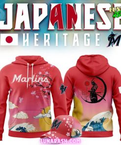 Miami Marlins Sakura Samurai Collection Special Hoodie