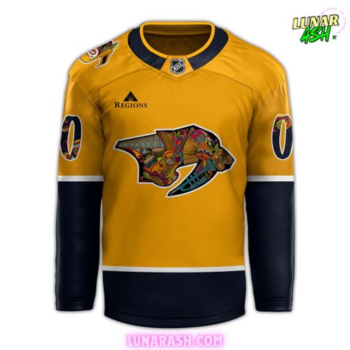 Nashville Predators x Hispanic Music Heritage Night 2024 Special Hockey Jersey