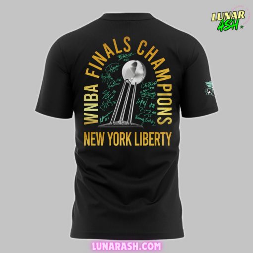 New York Liberty WNBA Champions 2024 Black T-Shirt