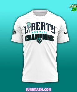 New York Liberty WNBA Champions 2024 White T-Shirt