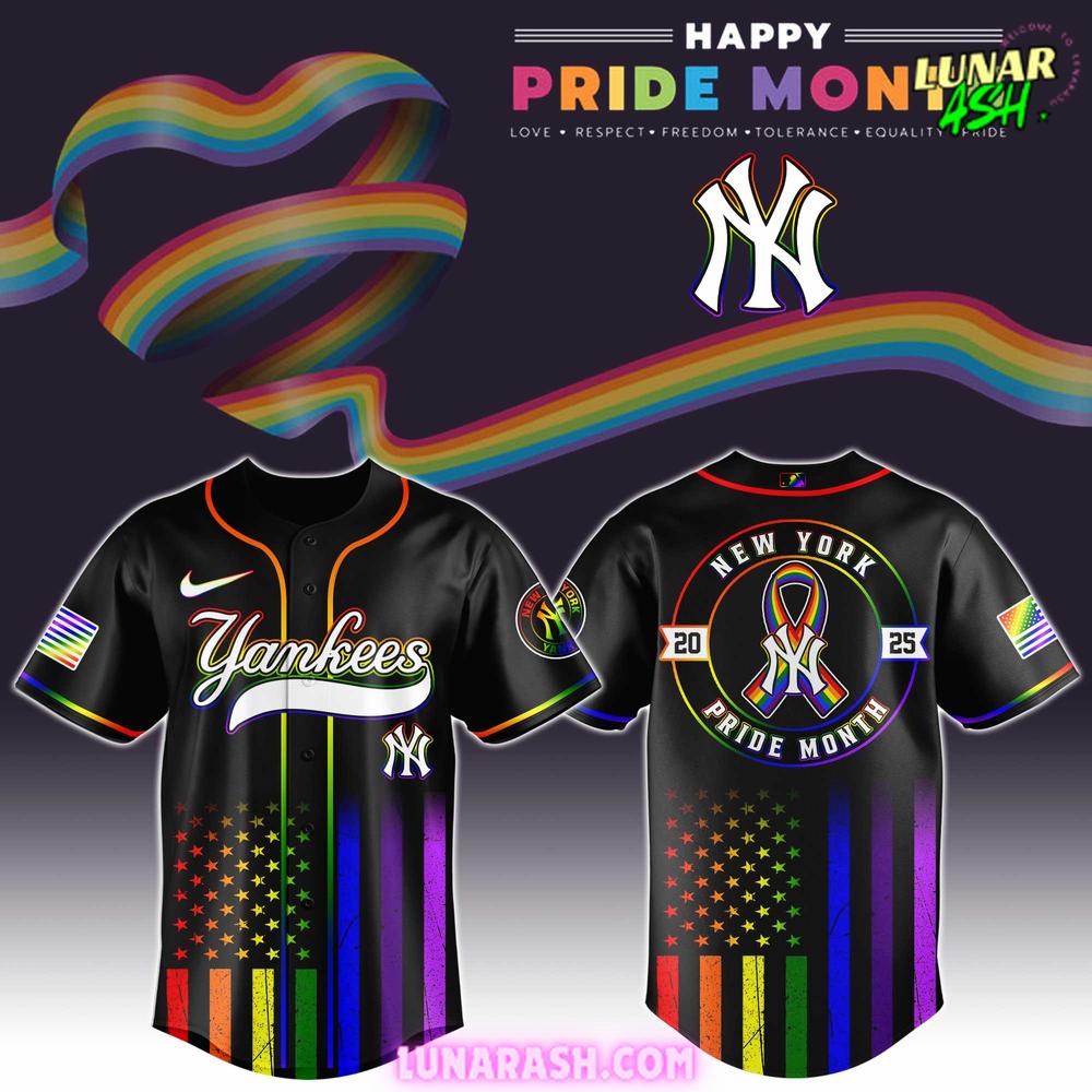 New York Yankees MLB x LGBTQ Pride Month 2025 Special Jersey New York Yankees MLB x LGBTQ Pride Month 2025 Special Jersey