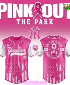 New York Yankees x Pink Out The Park 2025 Special Baseball Jersey