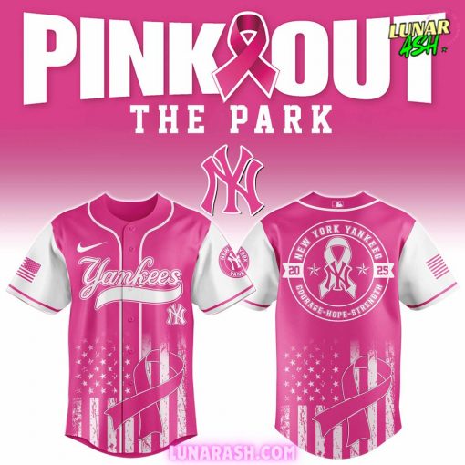 New York Yankees x Pink Out The Park 2025 Special Baseball Jersey