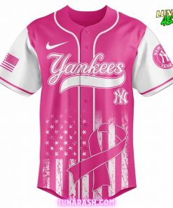 New York Yankees x Pink Out The Park 2025 Special Baseball Jersey