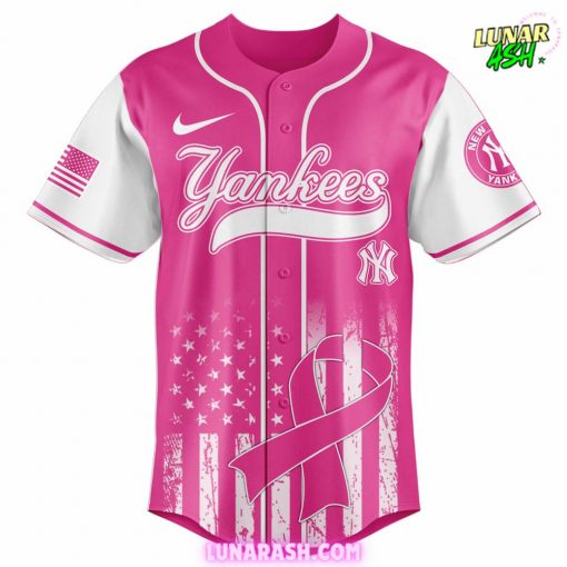 New York Yankees x Pink Out The Park 2025 Special Baseball Jersey