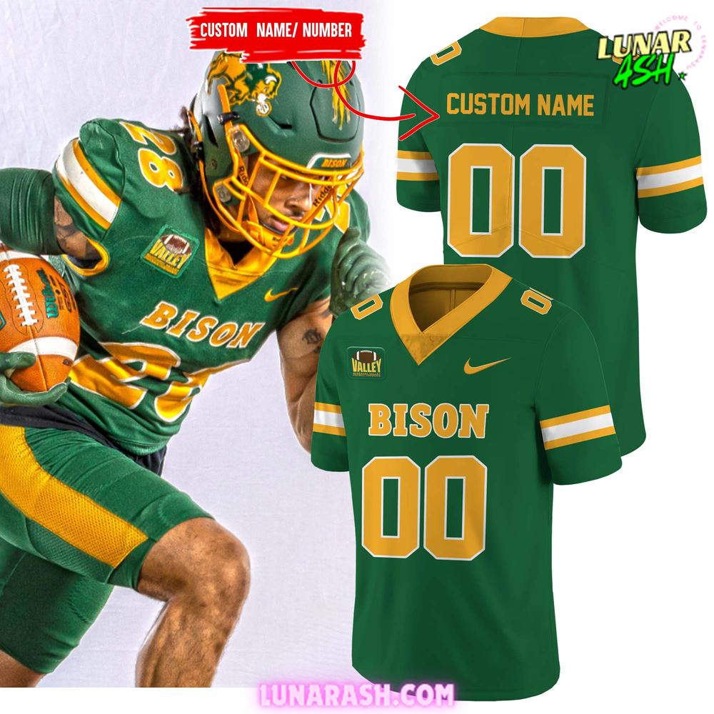North Dakota State Bison Uniform 2024–25 Football Jersey North Dakota State Bison Uniform 2024–25 Football Jersey