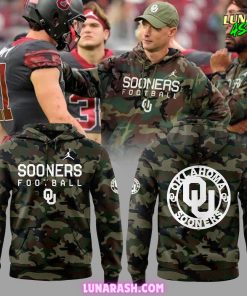 Oklahoma Sooners Military 2024 Limited Camo Hoodie