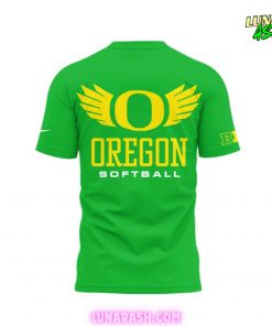 Oregon Ducks Softball 2025 Champs Green T Shirt 3