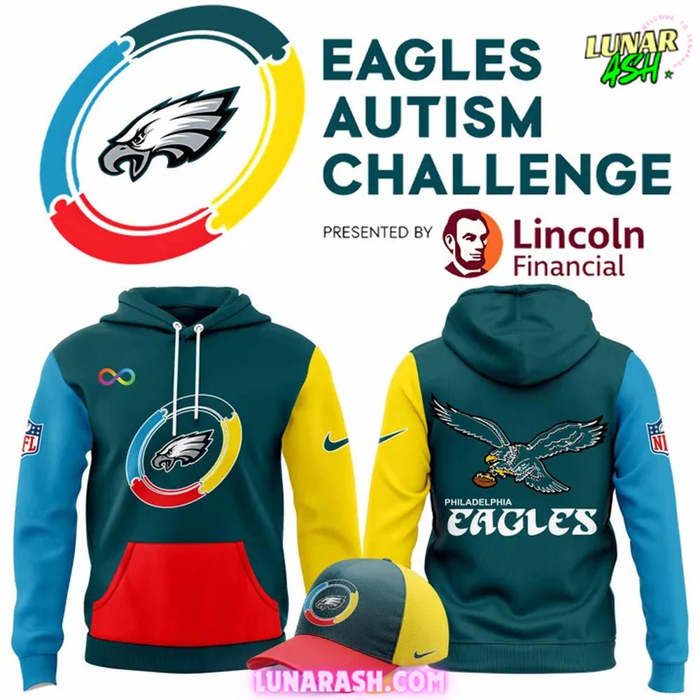 Philadelphia Eagles Autism Day 2025 Limited Edition Hoodie Philadelphia Eagles Autism Day 2025 Limited Edition Hoodie