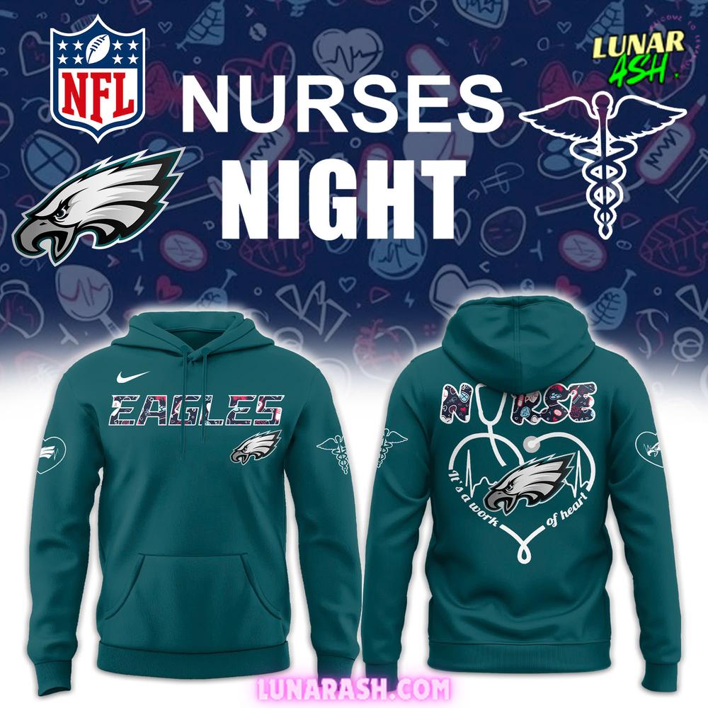 Philadelphia Eagles Nurses Night 2025 Special Hoodie Philadelphia Eagles Nurses Night 2025 Special Hoodie