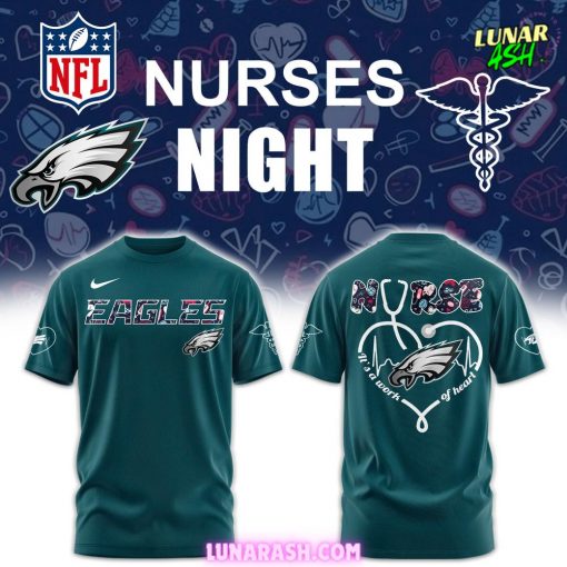 Philadelphia Eagles Nurses Night 2025 Special T-Shirt