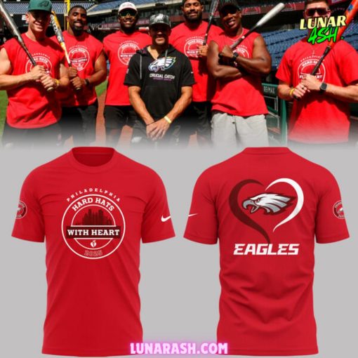 Philadelphia Eagles x Hard Hats With Heart 2025 Special T-Shirt