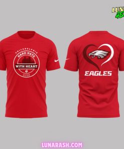Philadelphia Eagles x Hard Hats With Heart 2025 Special T-Shirt