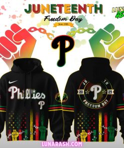 Philadelphia Phillies Juneteenth Day 2025 Special Hoodie