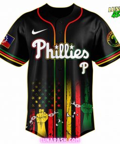 Philadelphia Phillies Juneteenth Day 2025 Special Jersey