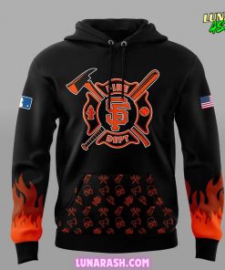 SF Giants Firefighter Appreciation Night Special Hoodie