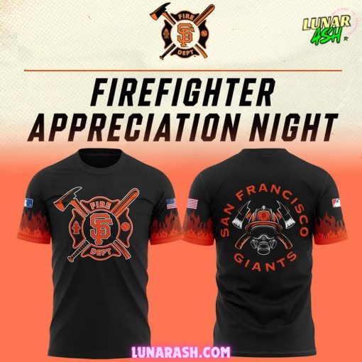 SF Giants Firefighter Appreciation Night Special T-Shirt