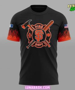SF Giants Firefighter Appreciation Night Special T-Shirt