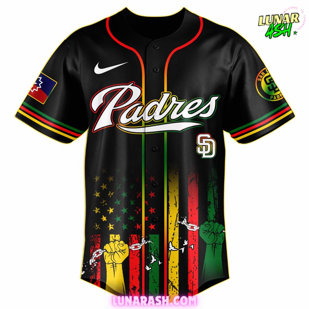San Diego Padres Juneteenth Day 2025 Special Jersey San Diego Padres Juneteenth Day 2025 Special Jersey