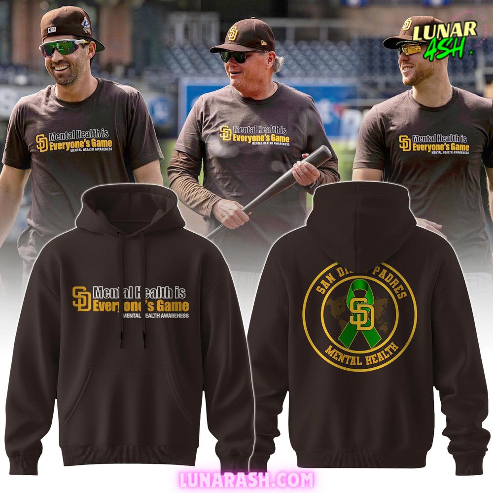 San Diego Padres Mental Health Awareness Month 2025 Special Hoodie San Diego Padres Mental Health Awareness Month 2025 Special Hoodie